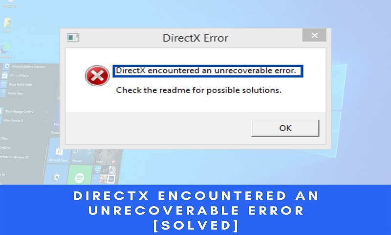 DirectX Full-Screen Error