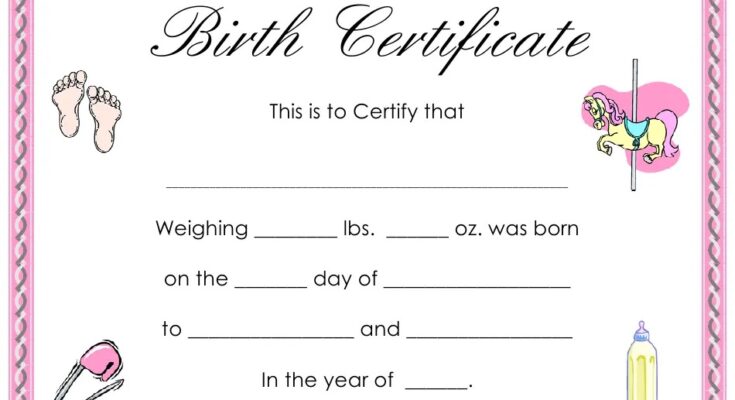 birth certificate