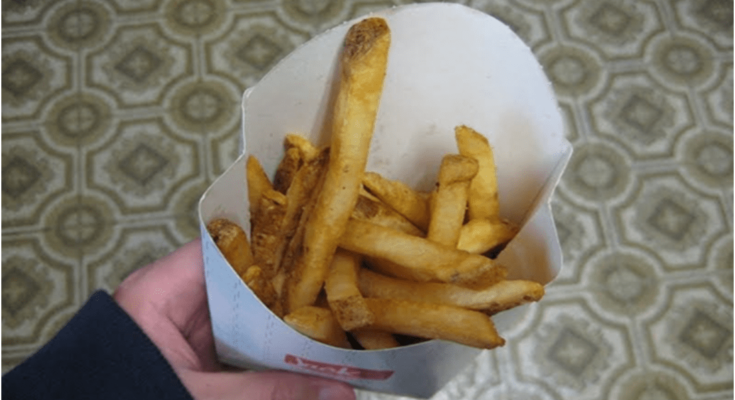 French fries’ boxes
