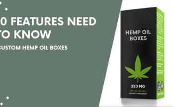 Custom hemp oil boxes