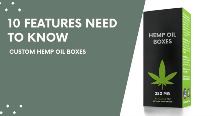 Custom hemp oil boxes