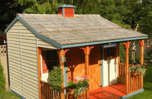 Large sheds with porch