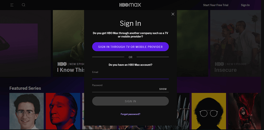How To Sign In HBO Max TV